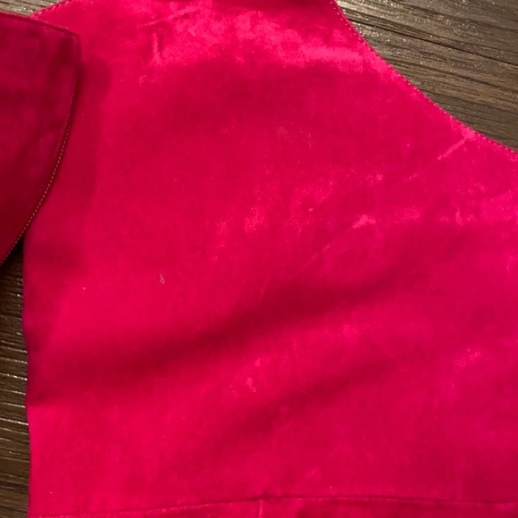 Fuchsia Suede Thigh High Chap Boots ✨ - Picture 12 of 13